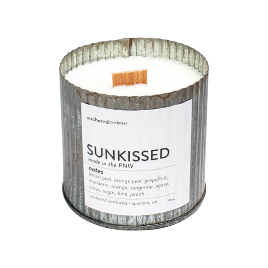 Sunkissed Wood Wick Rustic Vintage Candle