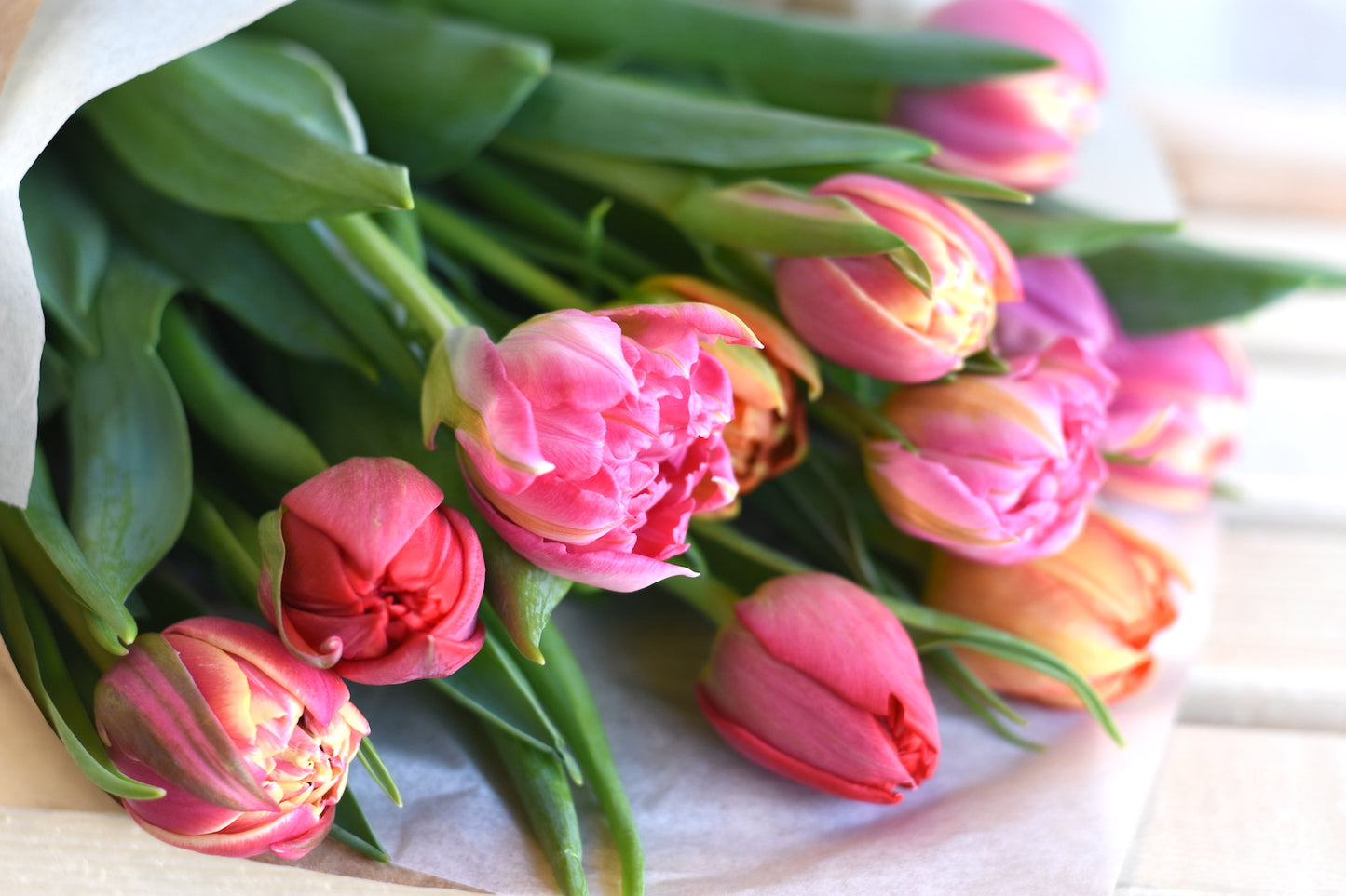 Lavish Spring Peony Tulip Bouquet