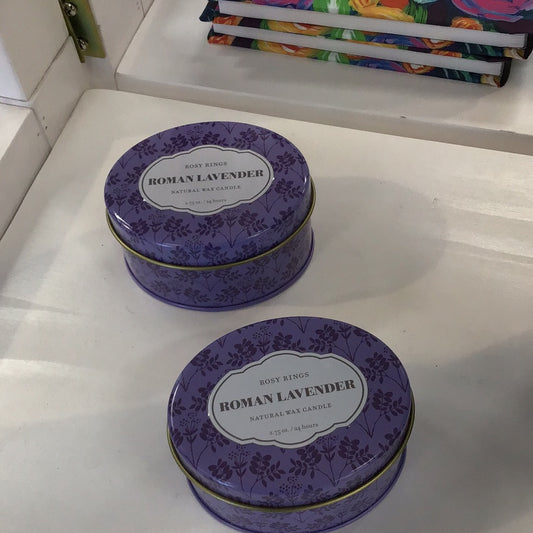 Roman Lavender Wax Candle